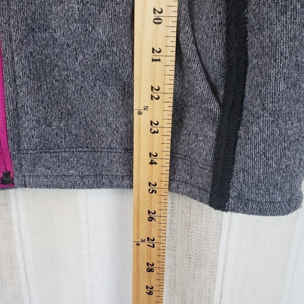 The North Face‎ Banderitas Fleece Jacket Gray Girls Size Extra Large